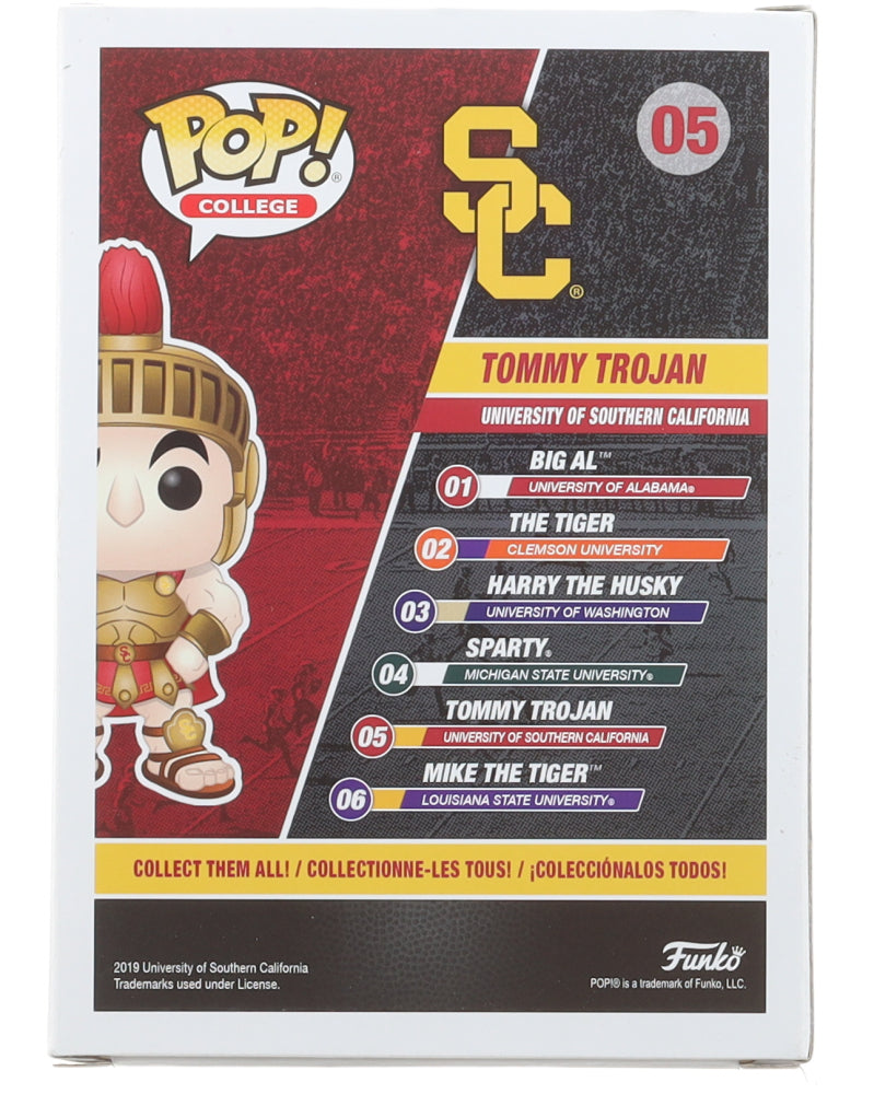 O. J. Simpson Signed (JSA) USC Trojans #05 Tommy Trojan Funko Pop! Vinyl Figure
