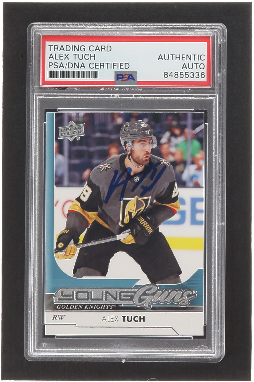 Alex Tuch Signed 2017-18 Upper Deck #249 YG RC (PSA) - Young Guns - Rookie Card