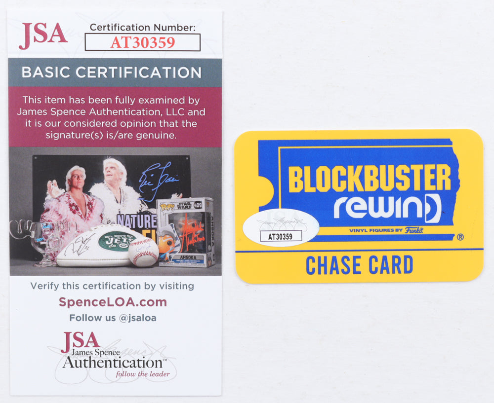 Chevy Chase Signed (JSA) Blockbuster Rewind Chase Card - Clark Griswold