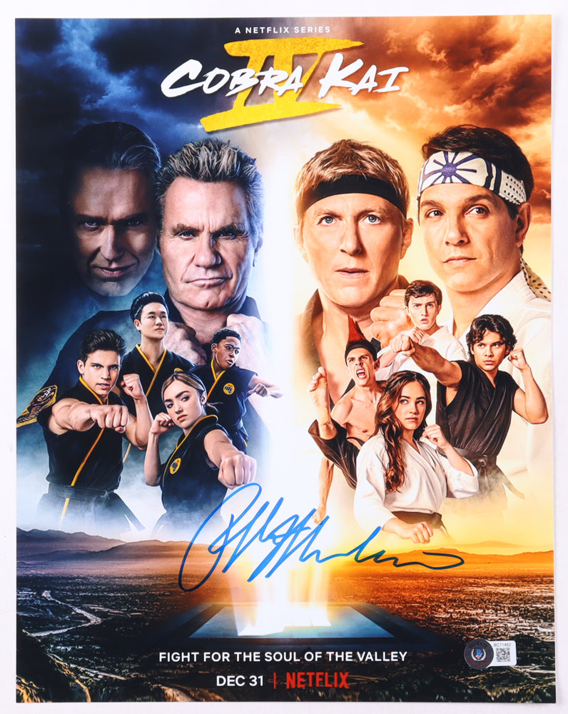 Ralph Macchio Signed "Cobra Kai" 11x14 Photo (Beckett) - Daniel LaRusso