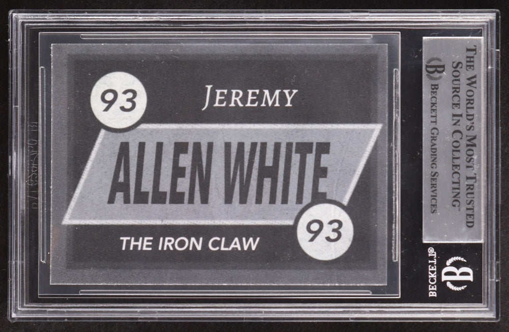Jeremy Allen White Signed Custom "The Iron Claw" Trading Card (BGS) Kerry Von Erich