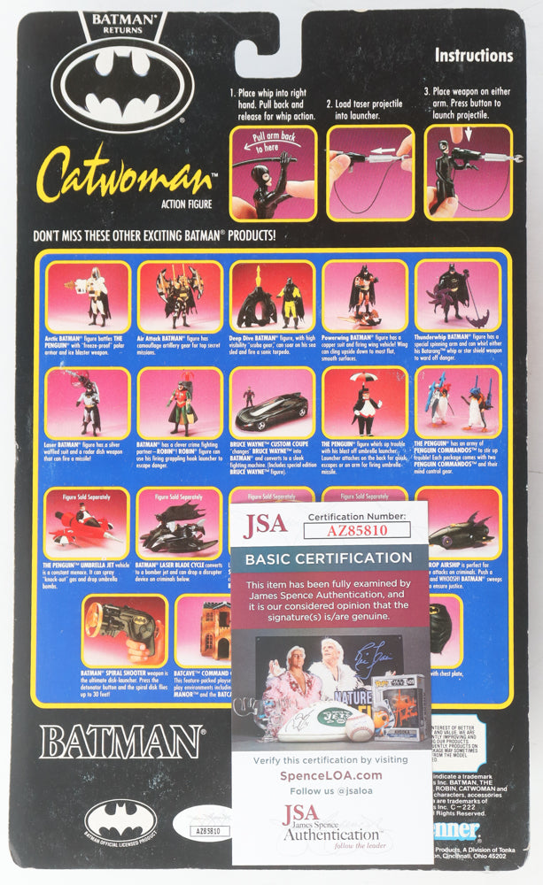 Patricia Peters Signed (JSA) 1991 Kenner "Batman Returns" Catwoman 5" Action Figure Inscribed "Catwoman" & "Meow" - Catwoman