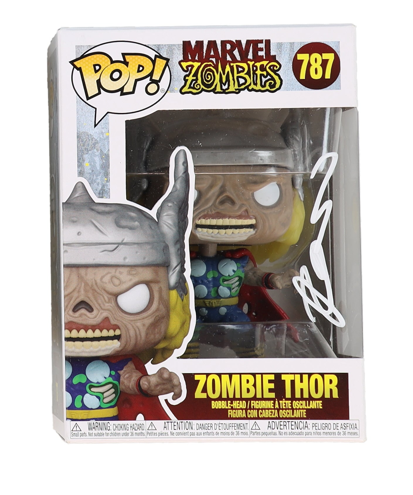 Robert Kirkman Signed (ACOA) "Marvel Zombies" #787 Zombie Thor Funko Pop - Entertainment Earth Exclusive