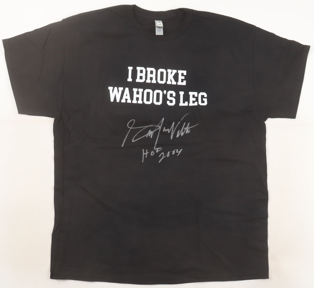 Greg Valentine Signed (Beckett) T-Shirt Inscribed "HOF 2004"
