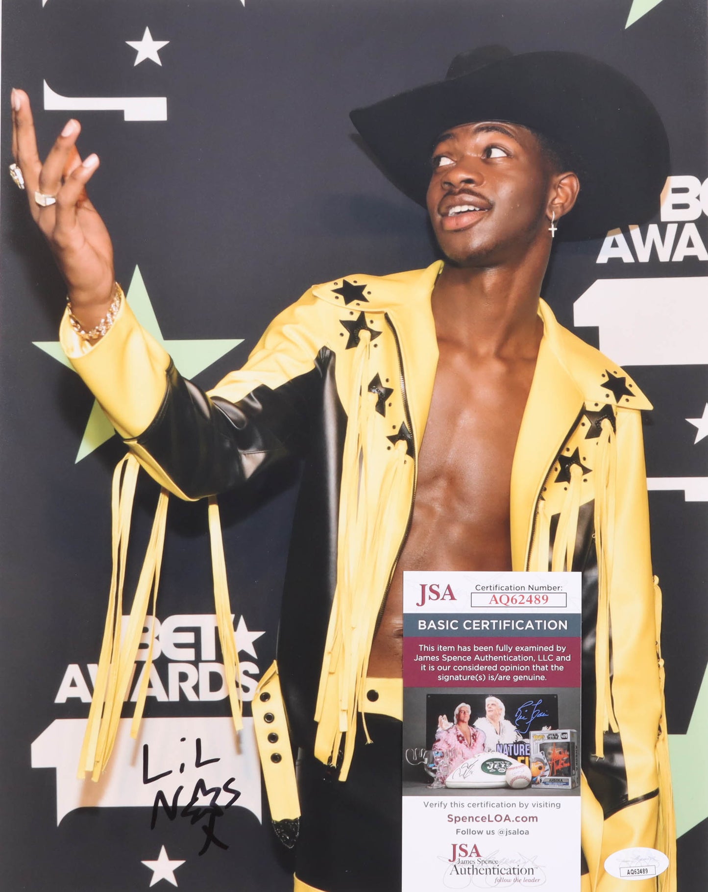 Lil Nas X Signed 11x14 Photo (JSA)