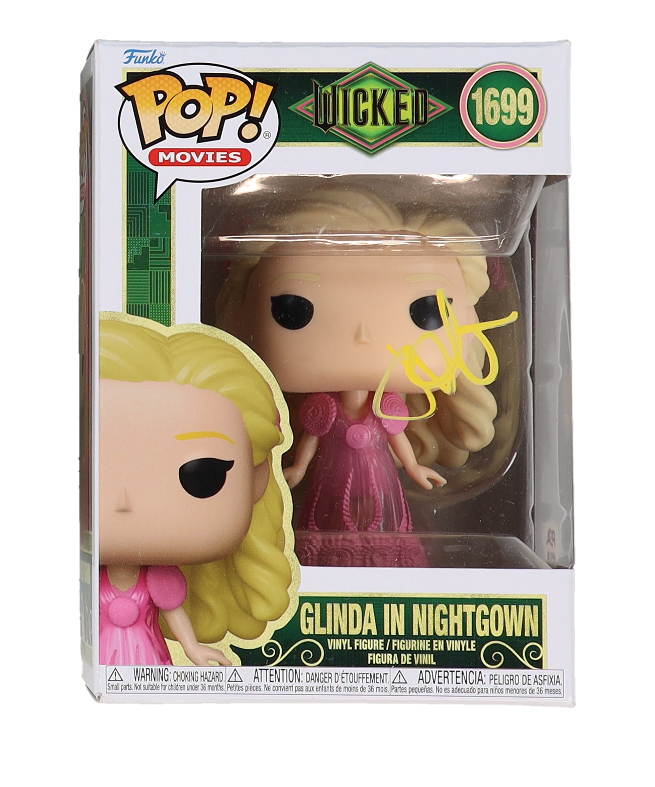 Jon Chu Signed (PSA) "Wicked" Glinda In Nightgown #1699 Funko Pop! Vinyl Figure - Director