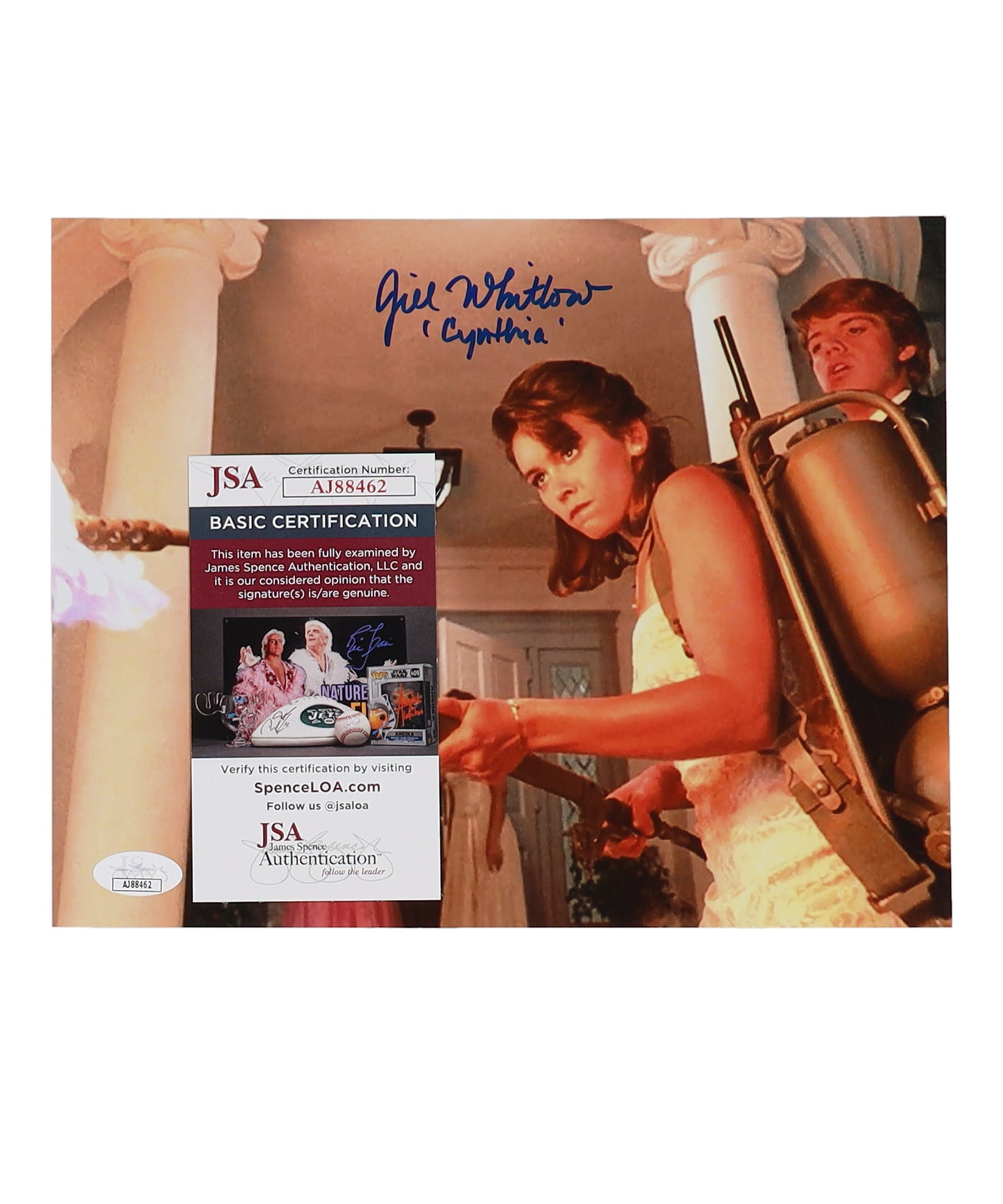 Jill Whitlow Signed (JSA) "Night of the Creeps" 8x10 Photo Inscribed "Cynthia"