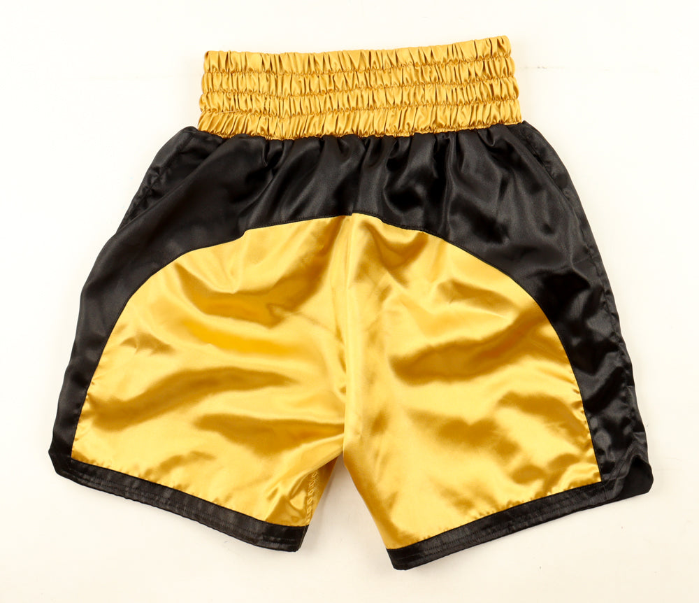 Deontay Wilder Signed Boxing Trunks (Beckett) Beckett Witnessed