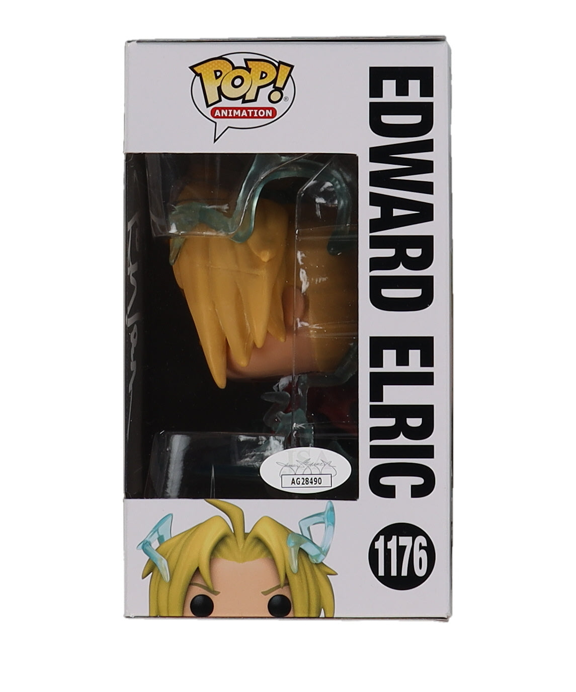 Vic Mignogna Signed (JSA) "Fullmetal Alchemist: Brotherhood" #1176 Edward Elric Funko Pop! Vinyl Figure Voice of Edward Elric