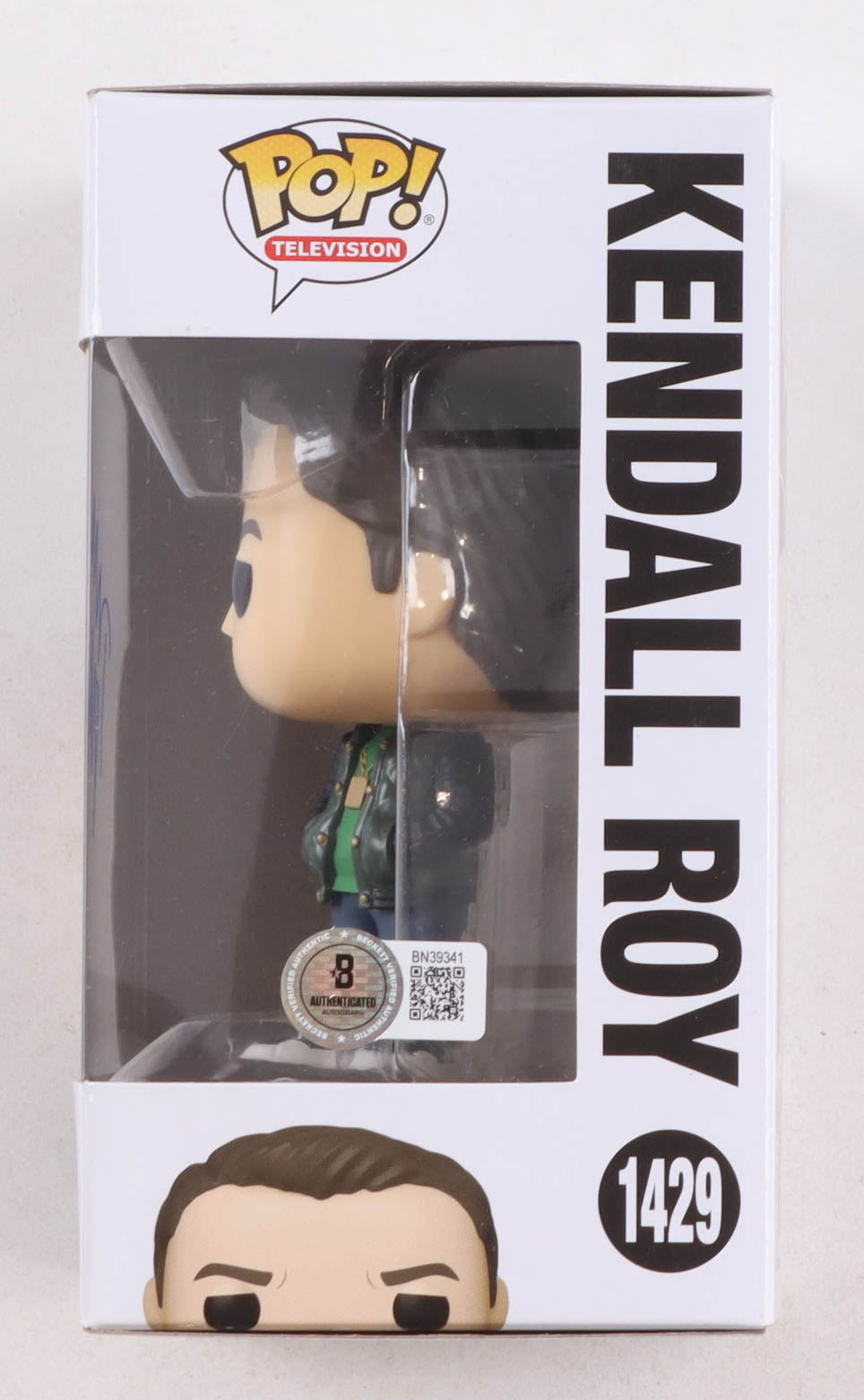 Jeremy Strong Signed (Beckett) "Succession" #1429 Kendall Roy Funko Pop! Vinyl Figure