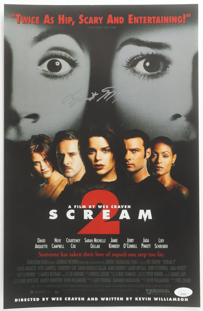 Lynn McRee Signed "Scream 2" 11x17 Photo (JSA) - Maureen Prescott