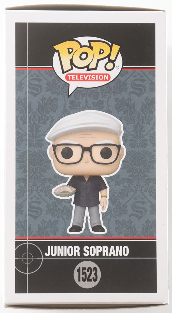 Dominic Chianese Signed (Beckett) "The Sopranos" #1523 Junior Soprano Funko Pop! Vinyl Figure - Junior Soprano
