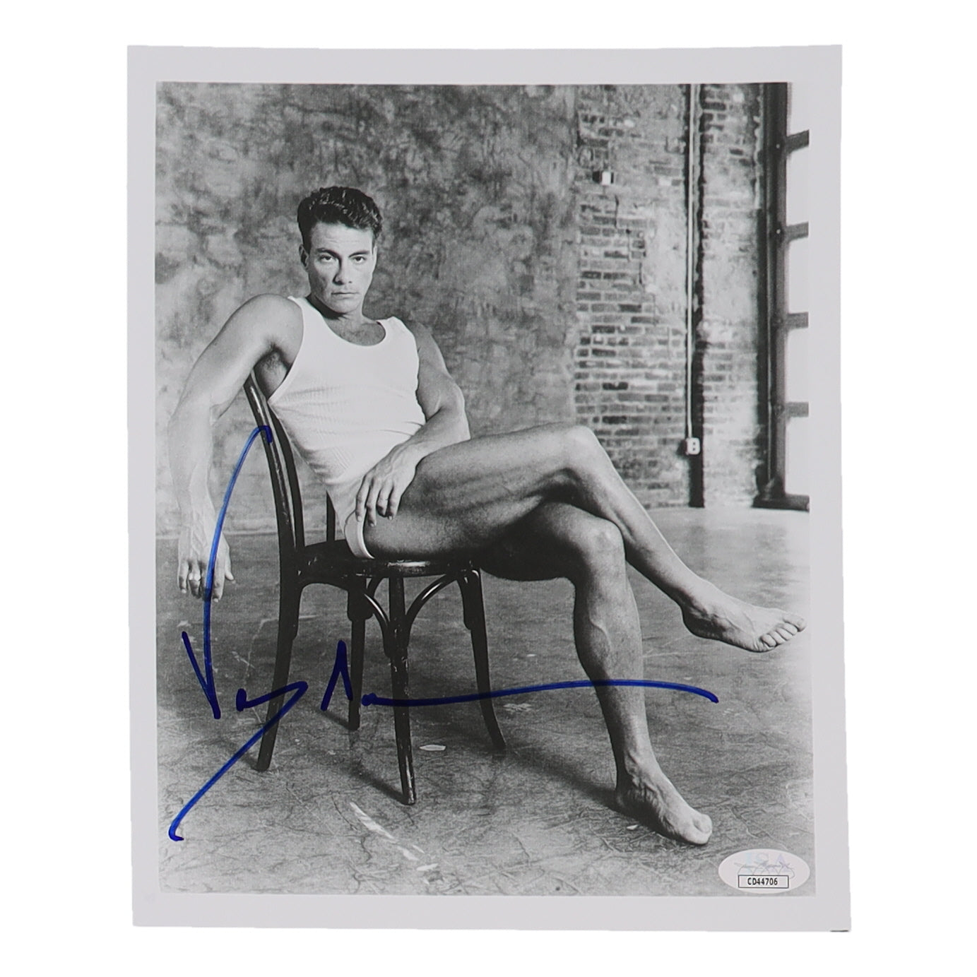 Jean-Claude Van Damme Signed 8x10 Photo (JSA)