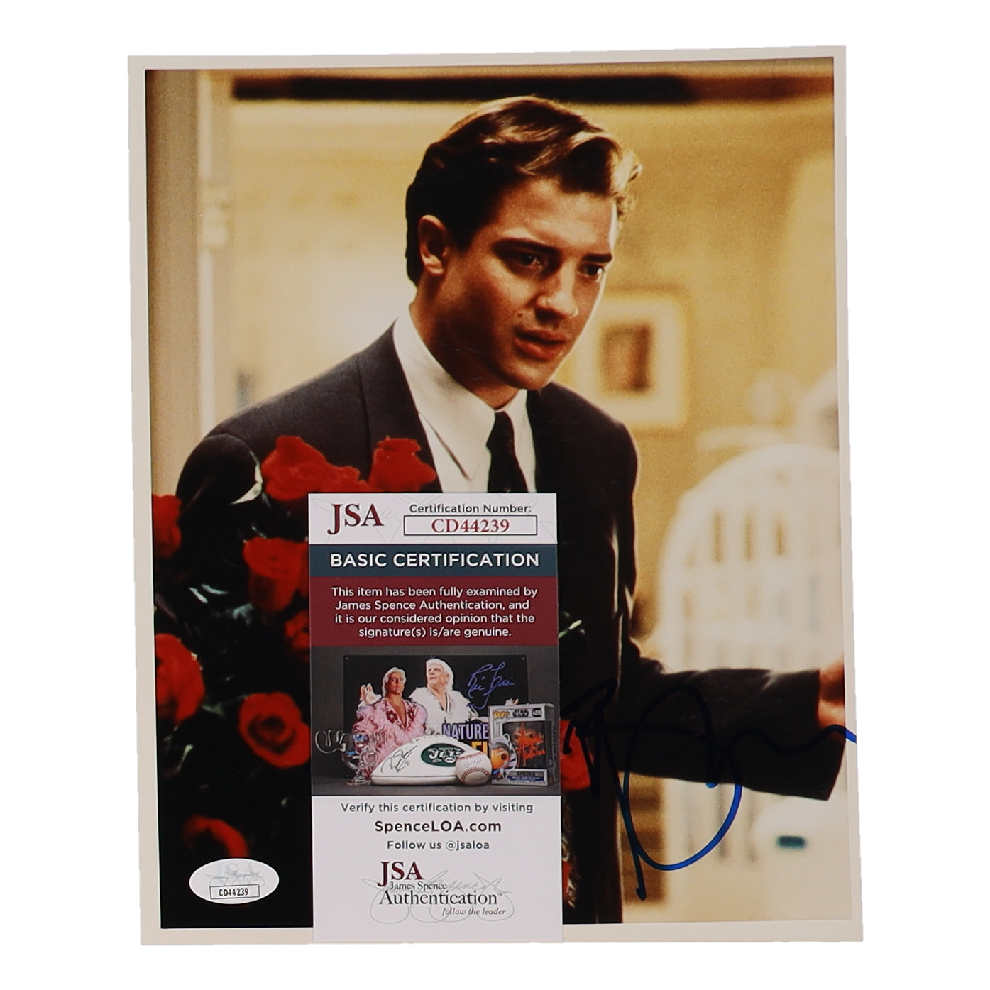 Brendan Fraser Signed (JSA) "Mrs. Winterbourne" 8x10 Photo - Bill & Hugh Winterbourne