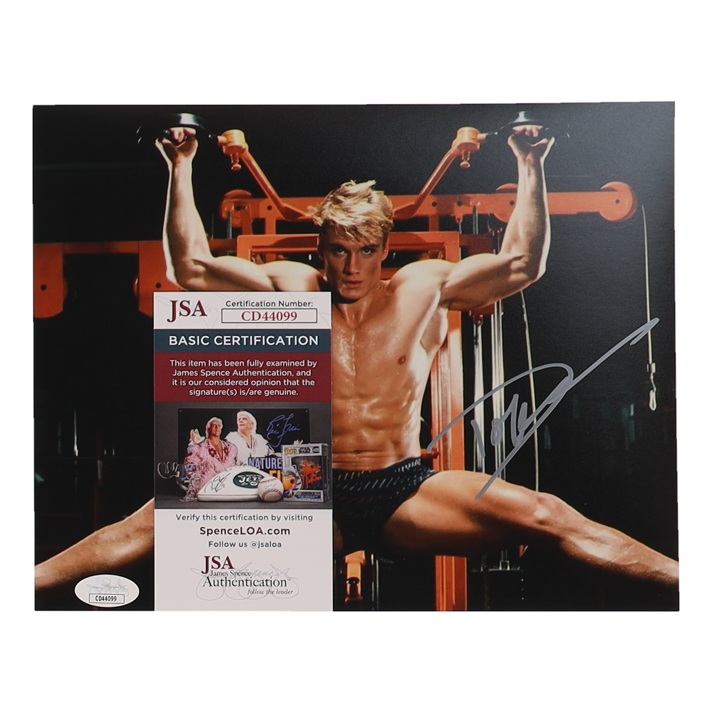 Dolph Lundgren Signed 8x10 Photo (JSA)