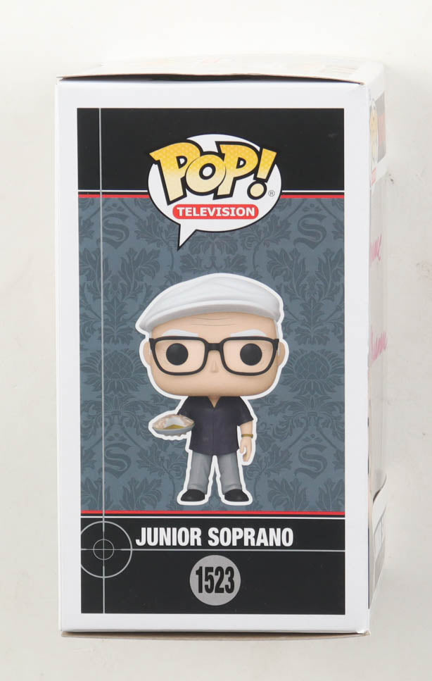 Dominic Chianese Signed (Beckett) "The Sopranos" #1523 Junior Soprano Funko Pop! Vinyl Figure - Junior Soprano