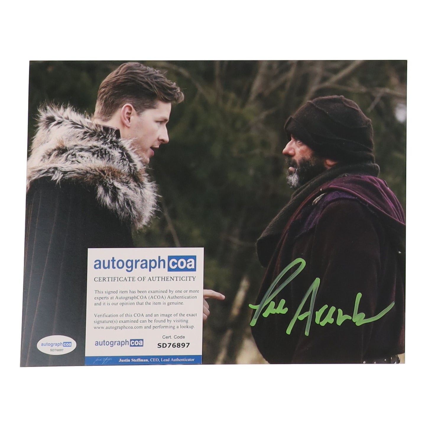 Lee Arenberg Signed (ACOA) "Once Upon A Time" 8x10 Photo - Grumpy / Leroy