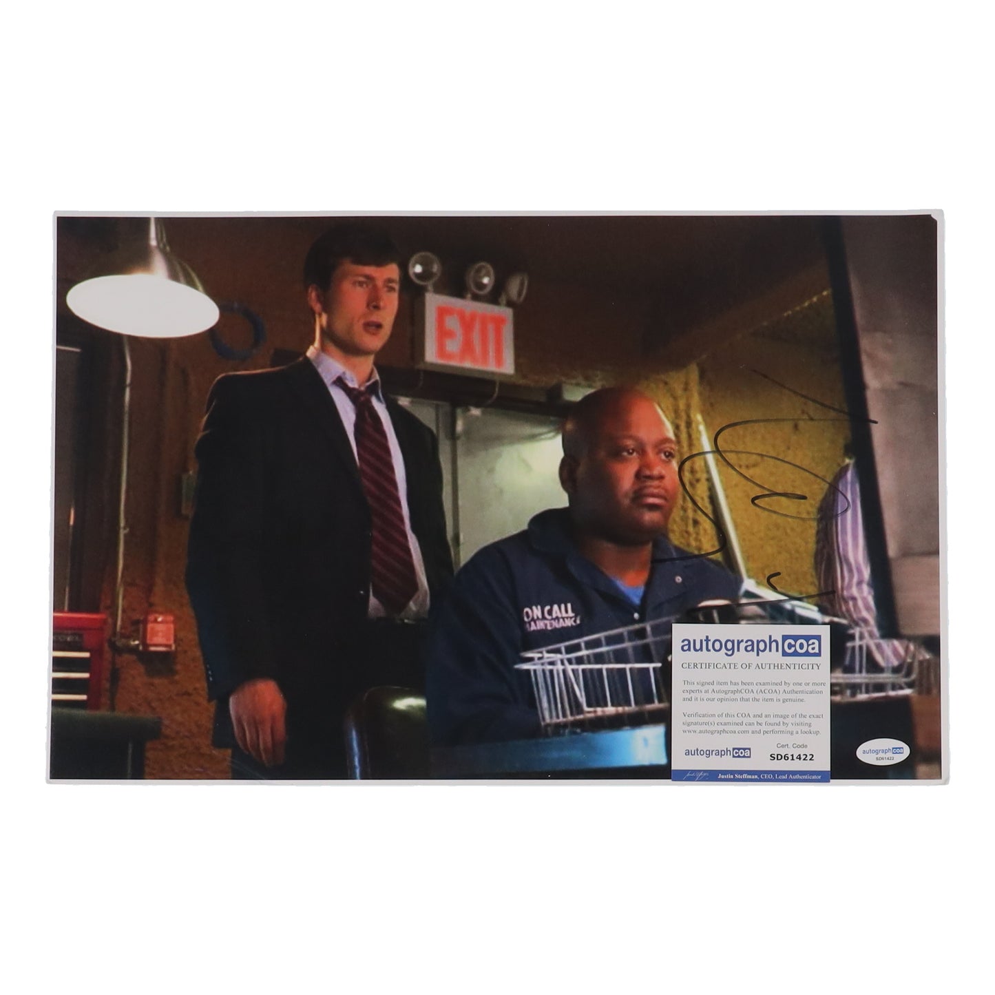 Tituss Burgess Signed "Set It Up" 11x17 Photo (ACOA) - Creepy Tim
