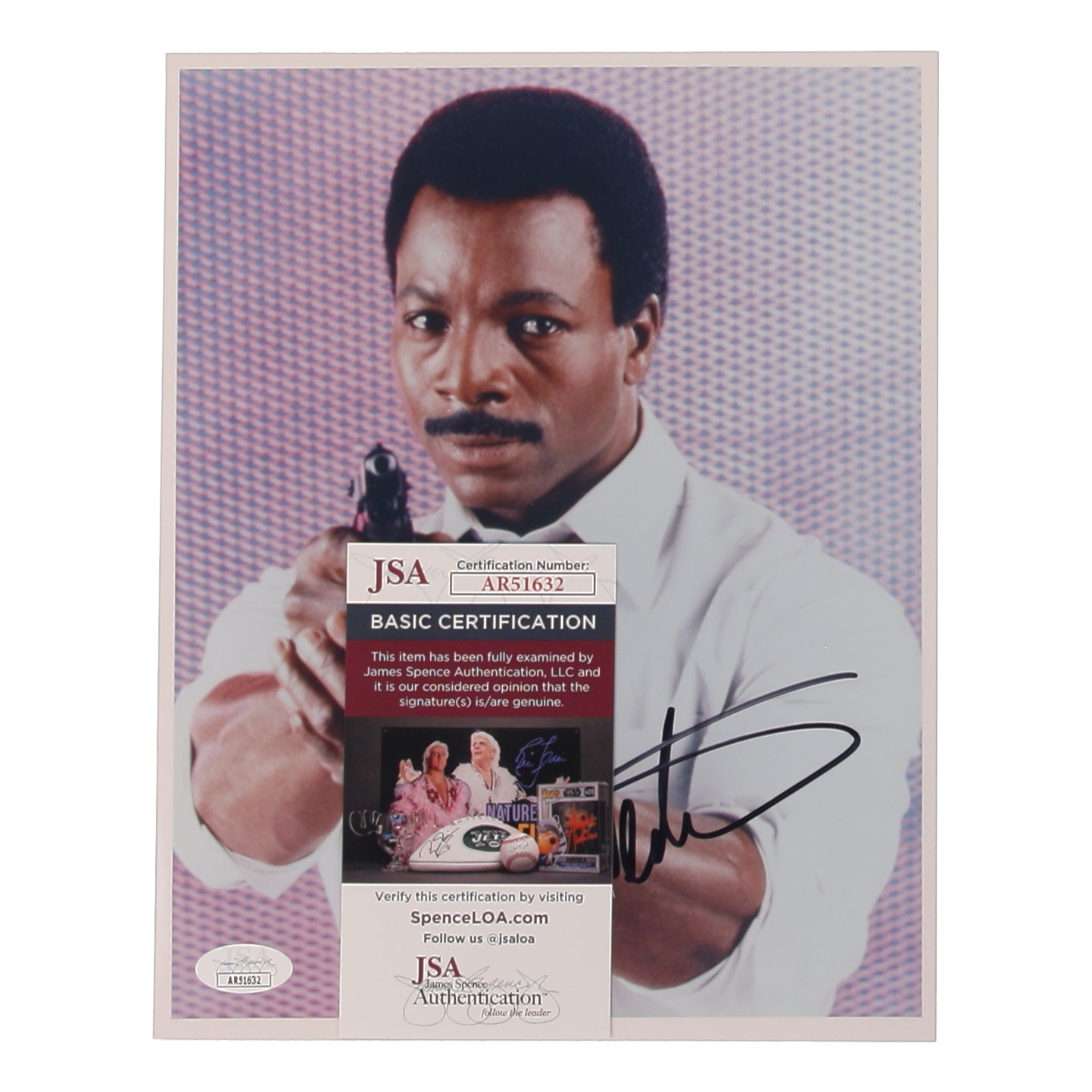 Carl Weathers Signed 8x10 Photo (JSA)