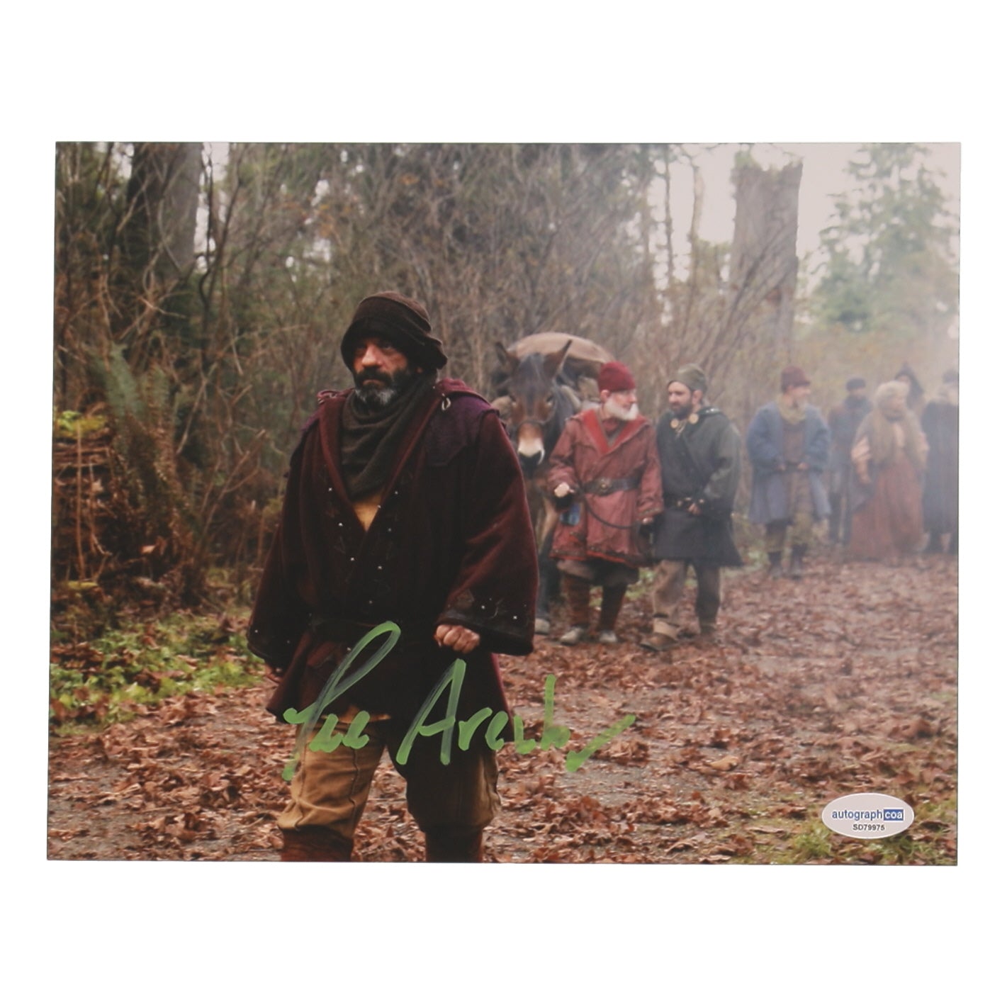 Lee Arenberg Signed (ACOA) "Once Upon A Time" 8x10 Photo - Grumpy / Leroy