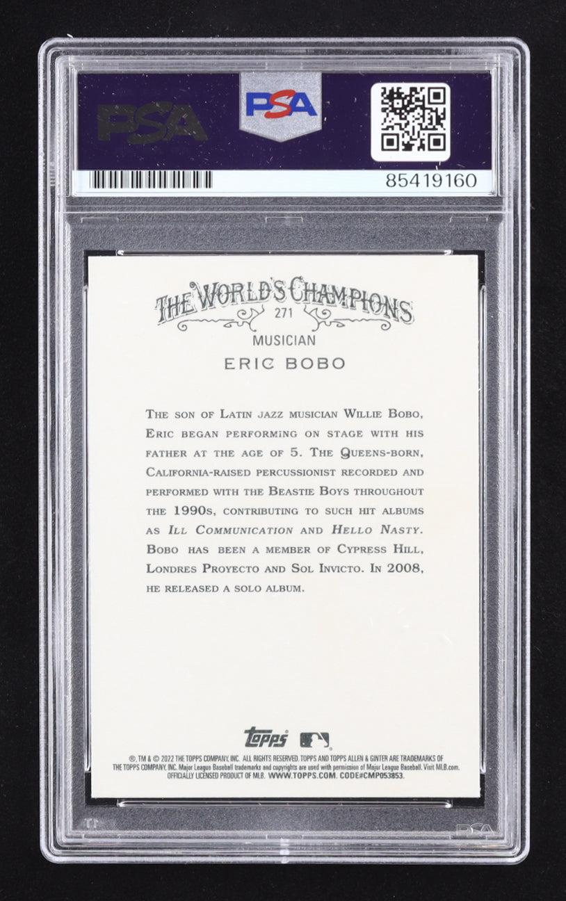 Eric Bobo Signed 2022 Topps Allen and Ginter #271 (PSA Authentic) - Cypress Hill