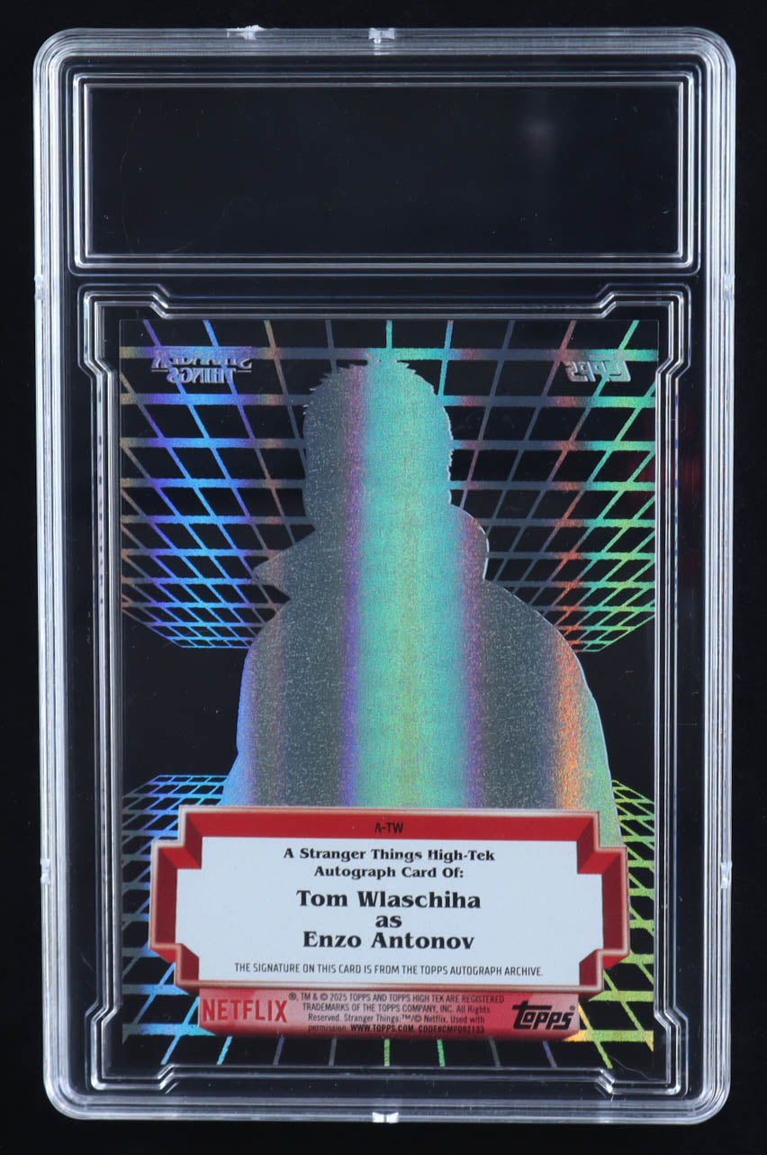 Tom Wlaschiha 2024 Topps Stranger Things High Tek Autographs #ATW Enzo Antonov
