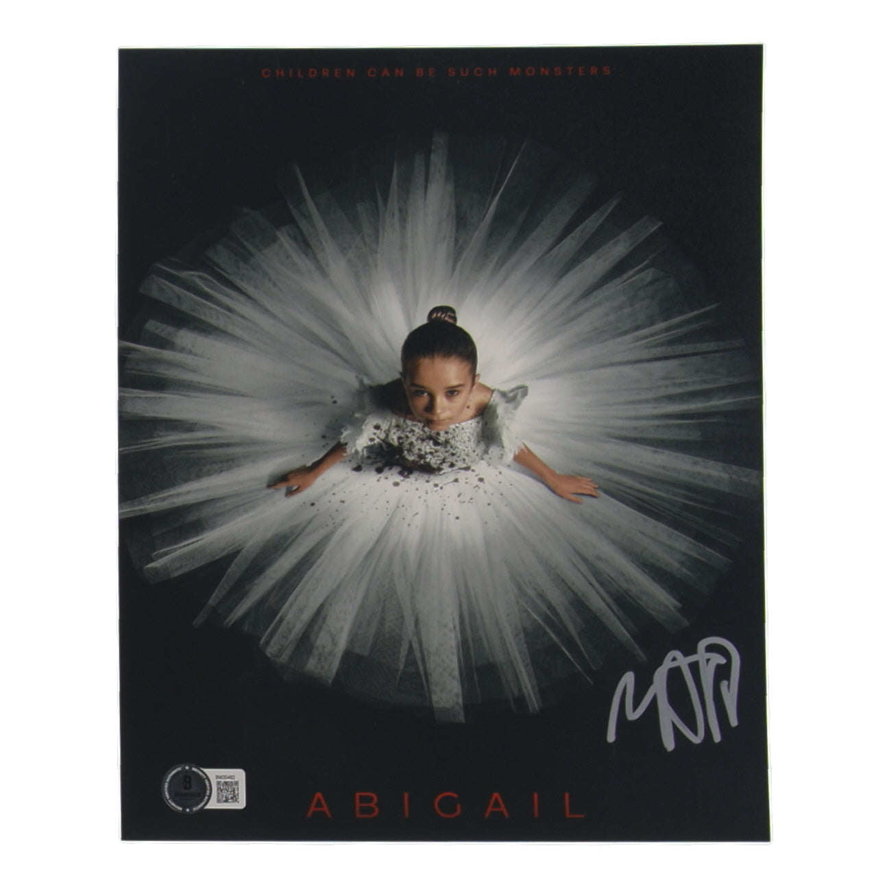 Matt Bettinelli-Olpin Signed (Beckett) "Abigail" 8x10 Photo - Director