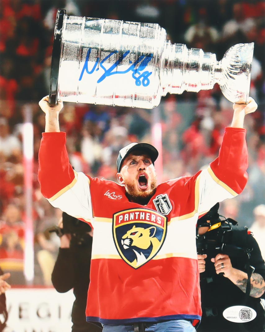 Nate Schmidt Signed Panthers 8x10 Photo (JSA) - JSA Witnessed