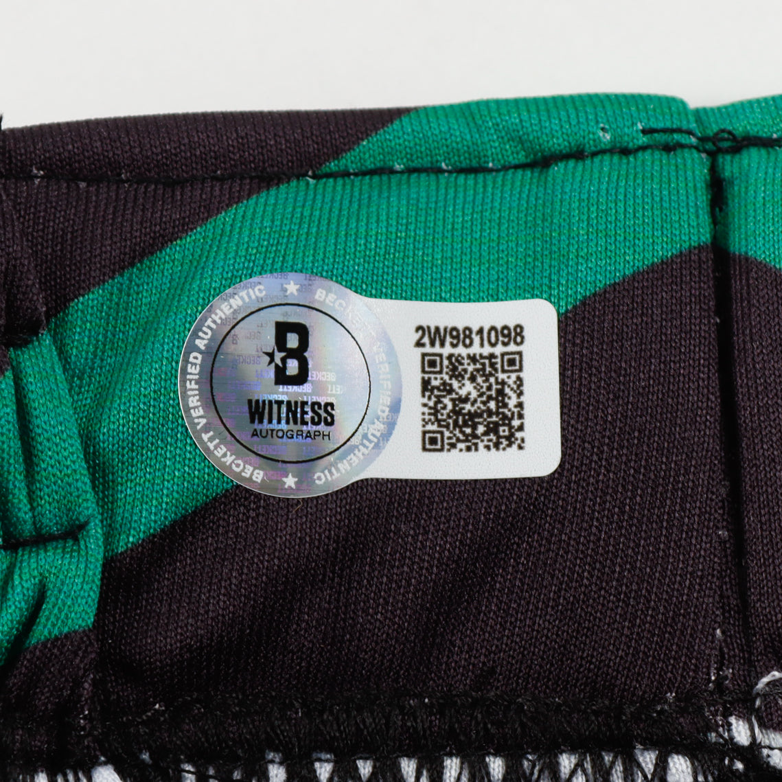 Yair Rodriguez Signed (Beckett) "El Pantera" Custom Fight Shorts - Beckett Witnessed