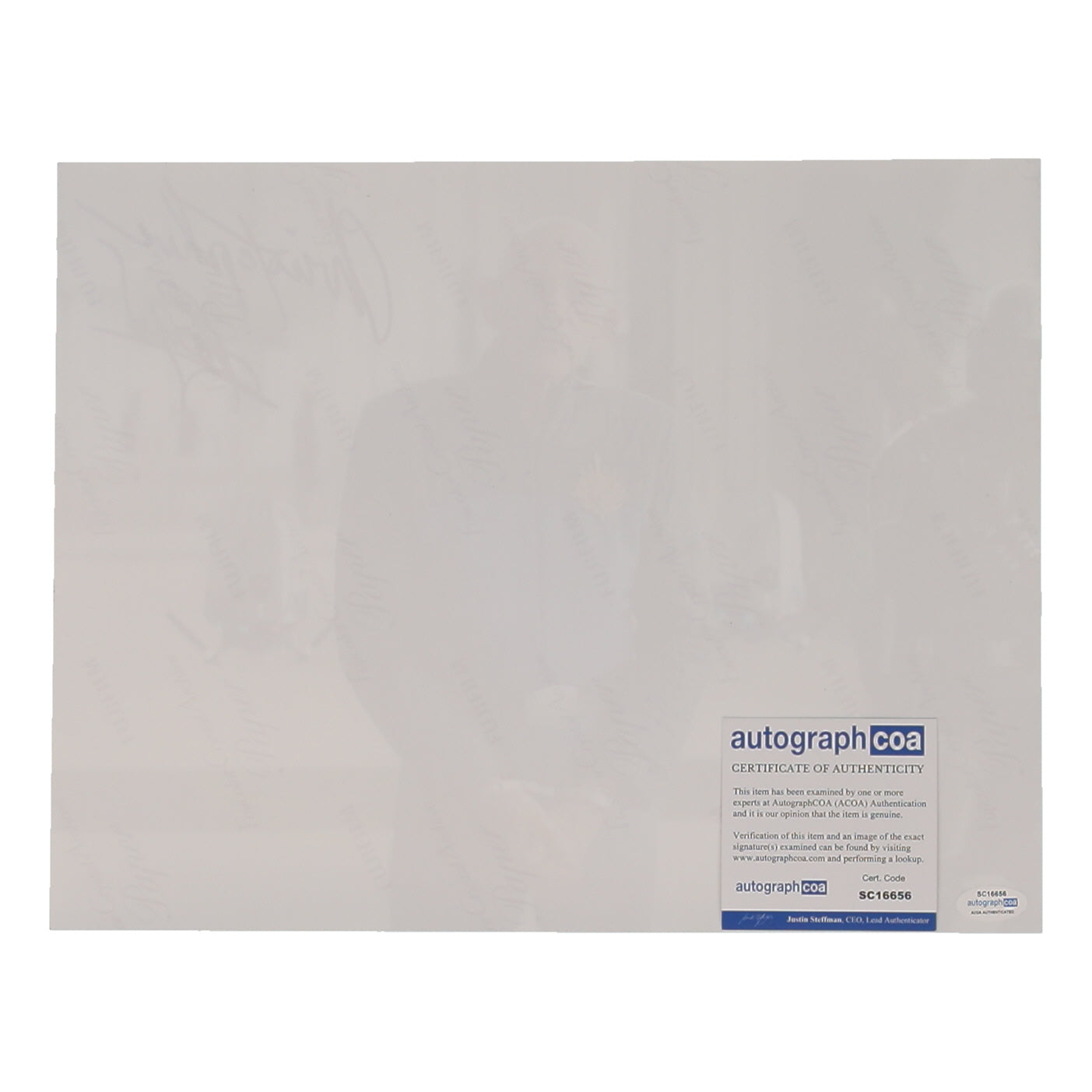 Christopher Lloyd Signed (ACOA) "The Mandalorian" 11x14 Photo