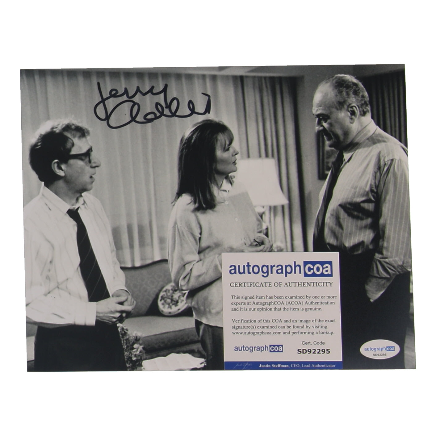 Jerry Adler Signed (ACOA) "Manhattan Murder Mystery" 8x10 Photo - Paul House