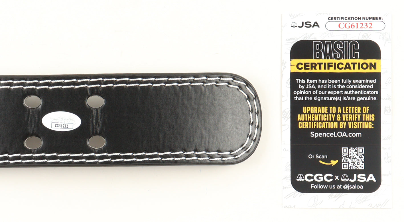 Ronnie Coleman Signed Belt Inscribed "8x Mr. O" (JSA)