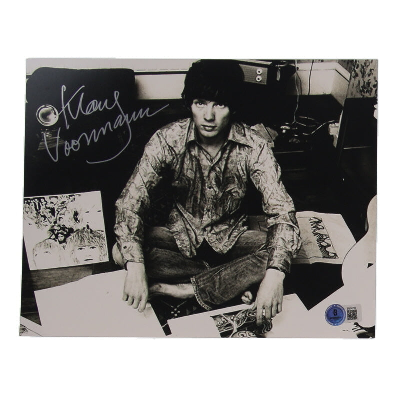 Klaus Voormann Signed 8x10 Photo (Beckett) - German Artist and Musician