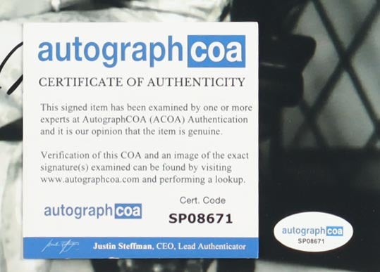 Vera Miles Signed 8x10 Photo (ACOA) - Psycho