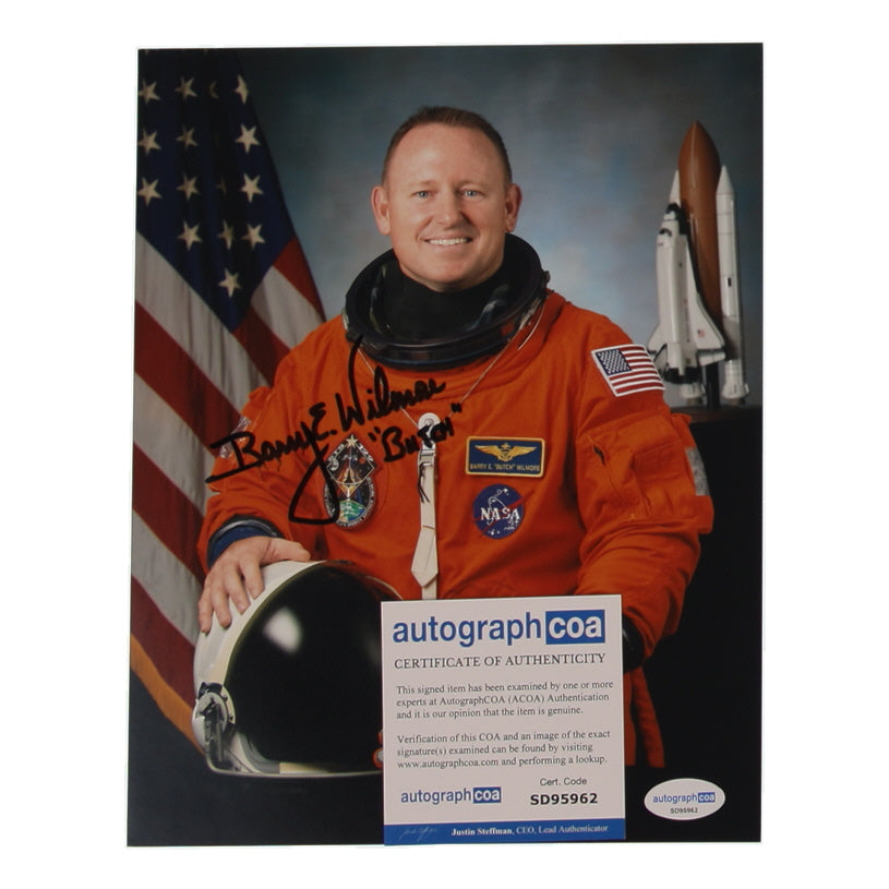 Barry "Butch" Wilmore Signed NASA 8x10 Photo (ACOA) - Astronaut