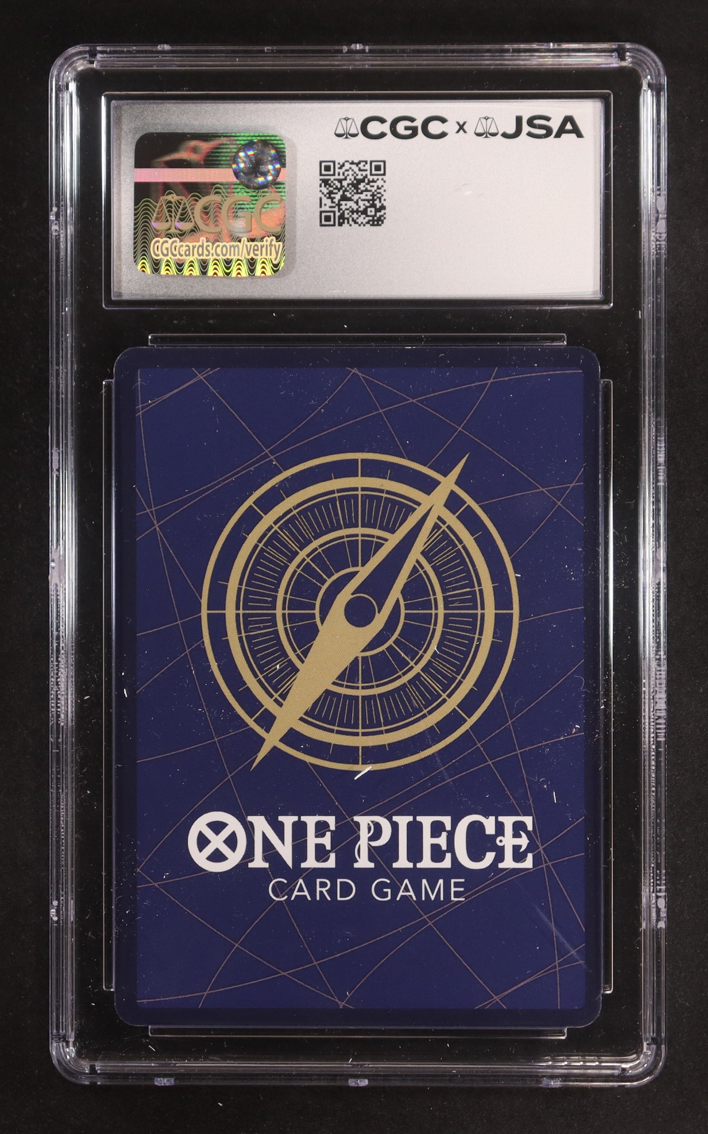 Chris Rager Signed 2024 One Piece Card Game Emperors in New World Marshall D. Teach C #OP09-092 (CGC 8.5 | Autograph Graded CGC 10) Autograph Graded CGC 10