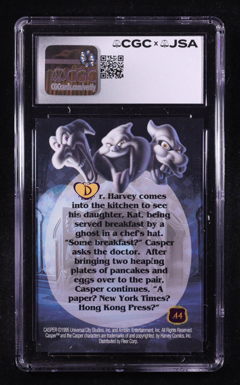 Devon Sawa Signed 1995 Fleer Casper Getting Boxed In #44 (CGC | Autograph Graded CGC 10) Autograph Graded CGC 10