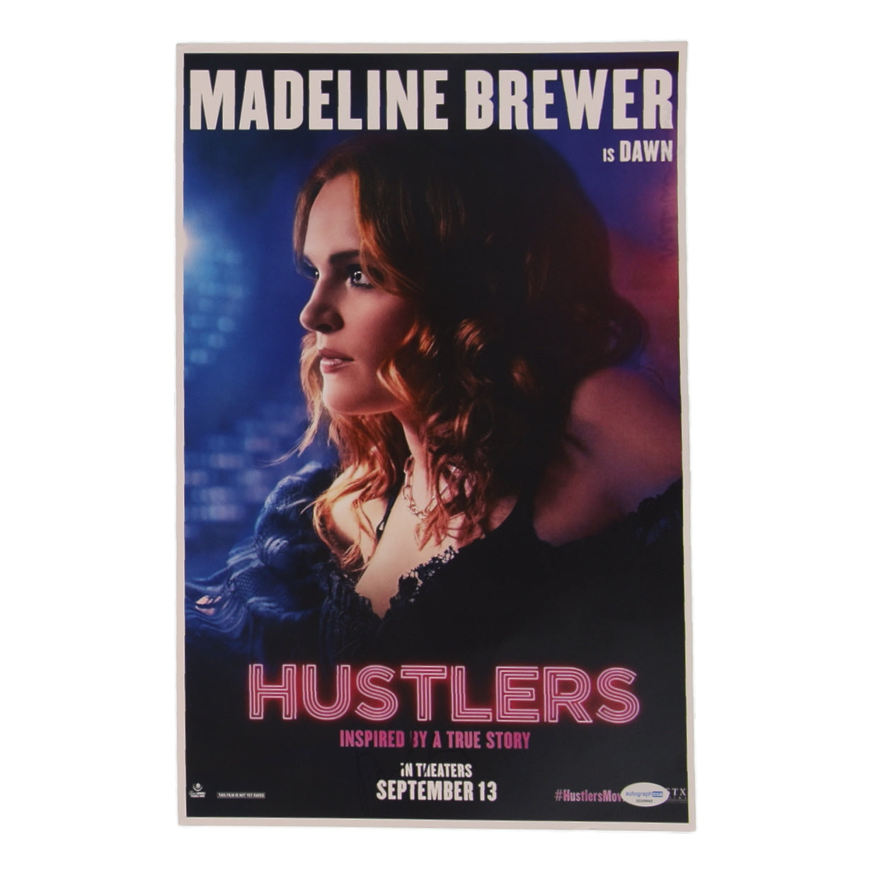 Madeline Brewer Signed "Hustlers" 11x17 Photo (ACOA) - Dawn