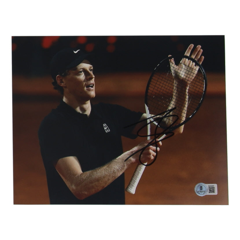 Jannik Sinner Signed 8x10 Photo (Beckett)