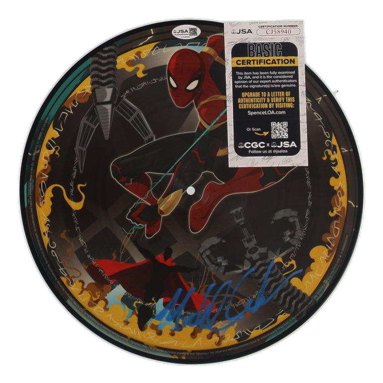 Michael Giacchino Signed (JSA) "Spider-Man: No Way Home" Vinyl Record - Composer