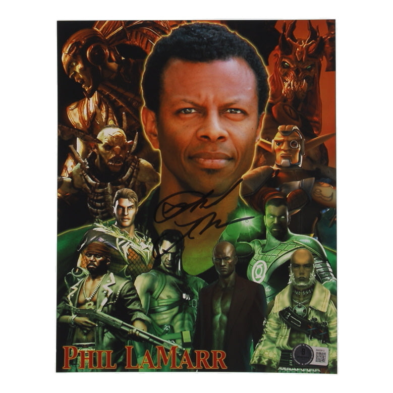 Phil LaMarr Signed 8x10 Photo (Beckett) - Voice Actor (Futurama, Samurai Jack, Wizard World)