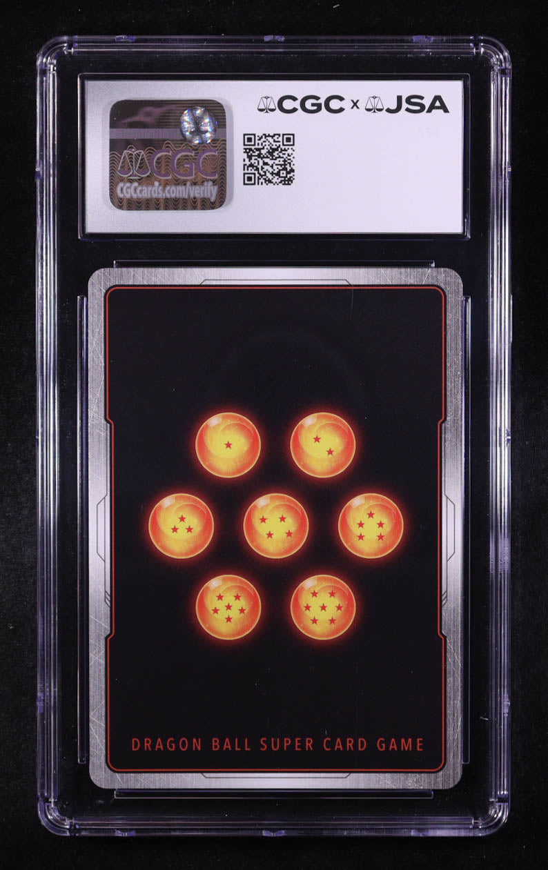Ray Chase Signed 2024 Dragon Ball Super Fusion World Starter Deck Son Goku #FS0110 Inscribed "Tien" (CGC 9 | Auto 9) Tien Shinhan