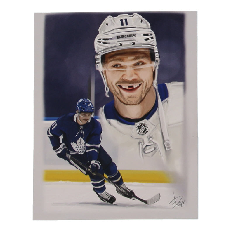 Max Domi "Max" Maple Leafs 8x10 Lithograph By Alex Douglas (ArtByAD.CA) Limited Edition #5 / 6