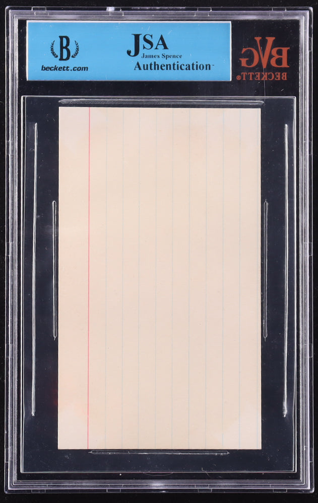 Estes Kefauver Signed Index Card (JSA) - United States Senator