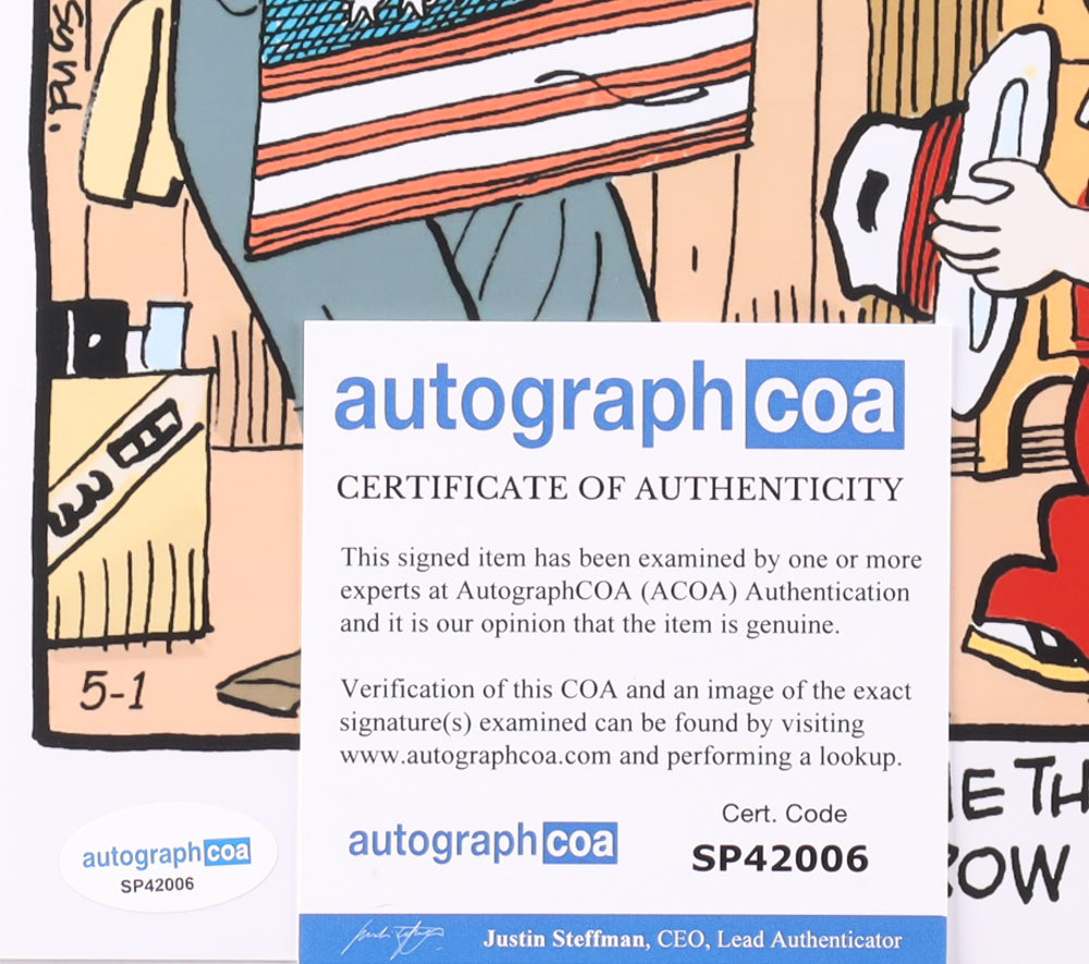 Ron Ferdinand Signed (ACOA) "Dennis the Menace" 8x10 Photo Inscribed "All The Best!" with Hand-Drawn Sketch