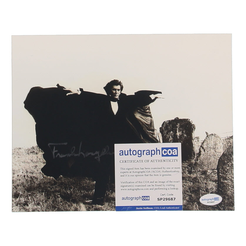 Frank Langella Signed (ACOA) "Dracula: A Love Story" 8x10 Photo - Count Dracula
