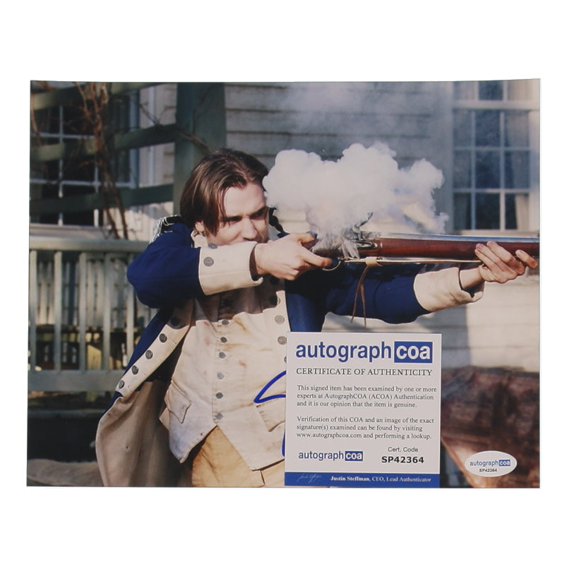 Seth Numrich Signed (ACOA) "Turn: Washington's Spies " 8x10 Photo - Benjamin Tallmadge