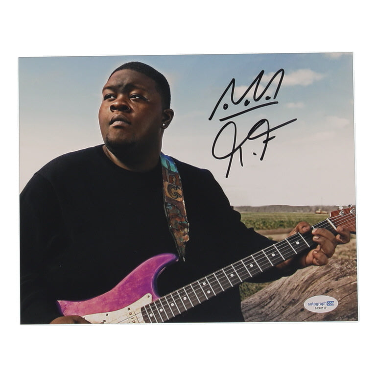 Christone "Kingfish" Ingram Signed 8x10 Photo (ACOA) -Blues Jazz Guitarist