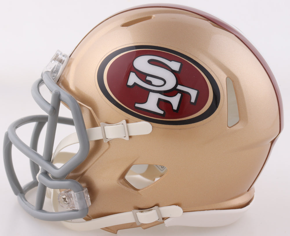 Trey Lance Signed 49ers Speed Mini Helmet (Beckett)