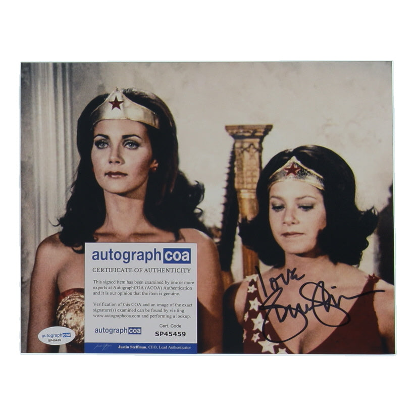 Debra Winger Signed (ACOA) "Wonder Woman" 8x10 Photo Inscribed "Love" - Drusilla / Wonder Girl